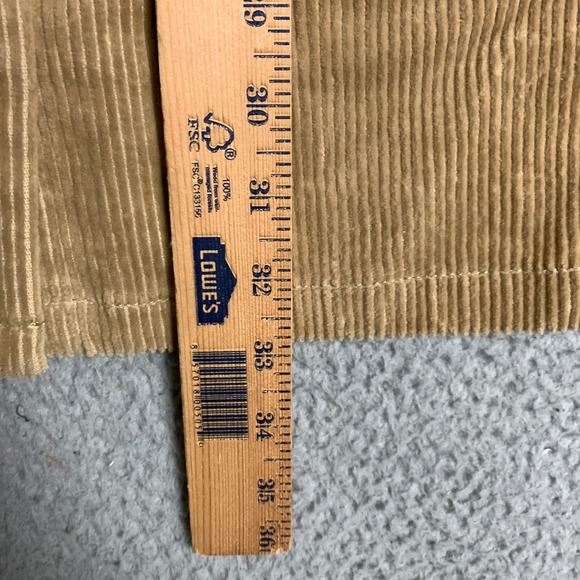 & Other Stories Mini Dress Size 2 Beige Corduroy Button Up Workwear Retro Hippie - Picture 9 of 10